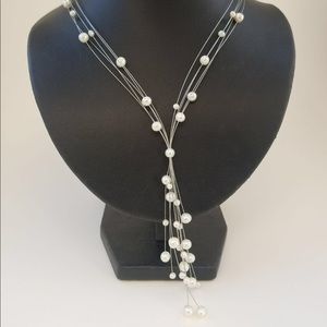 💦Waterfall Pearl Wired Necklace💦